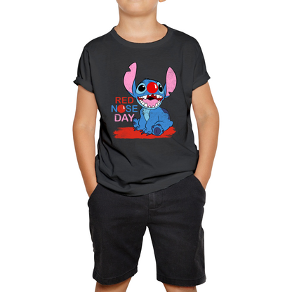 Ohana Disney Stitch Red Nose Day T Shirt