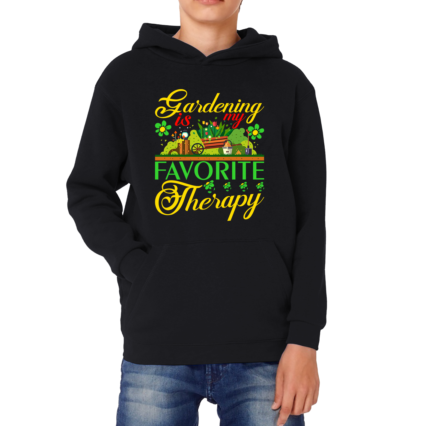 Gardening Is My Favorite Therapy Hoodie