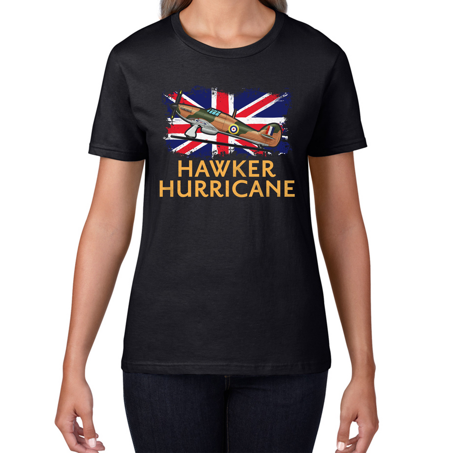 Hawker Hurricane British Veteran Air Force T Shirt