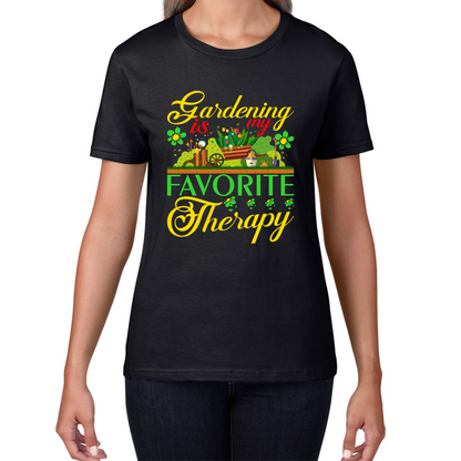 Gardening Is My Favorite Therapy T Shirt