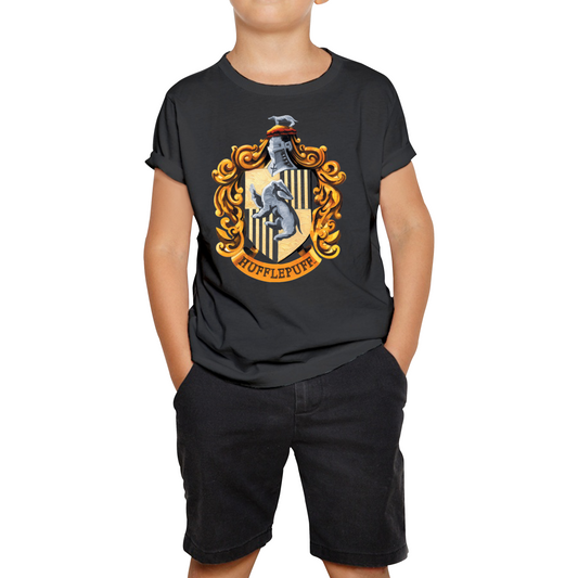 Harry Potter House Of Hufflepuff Hogwarts Crest T Shirt