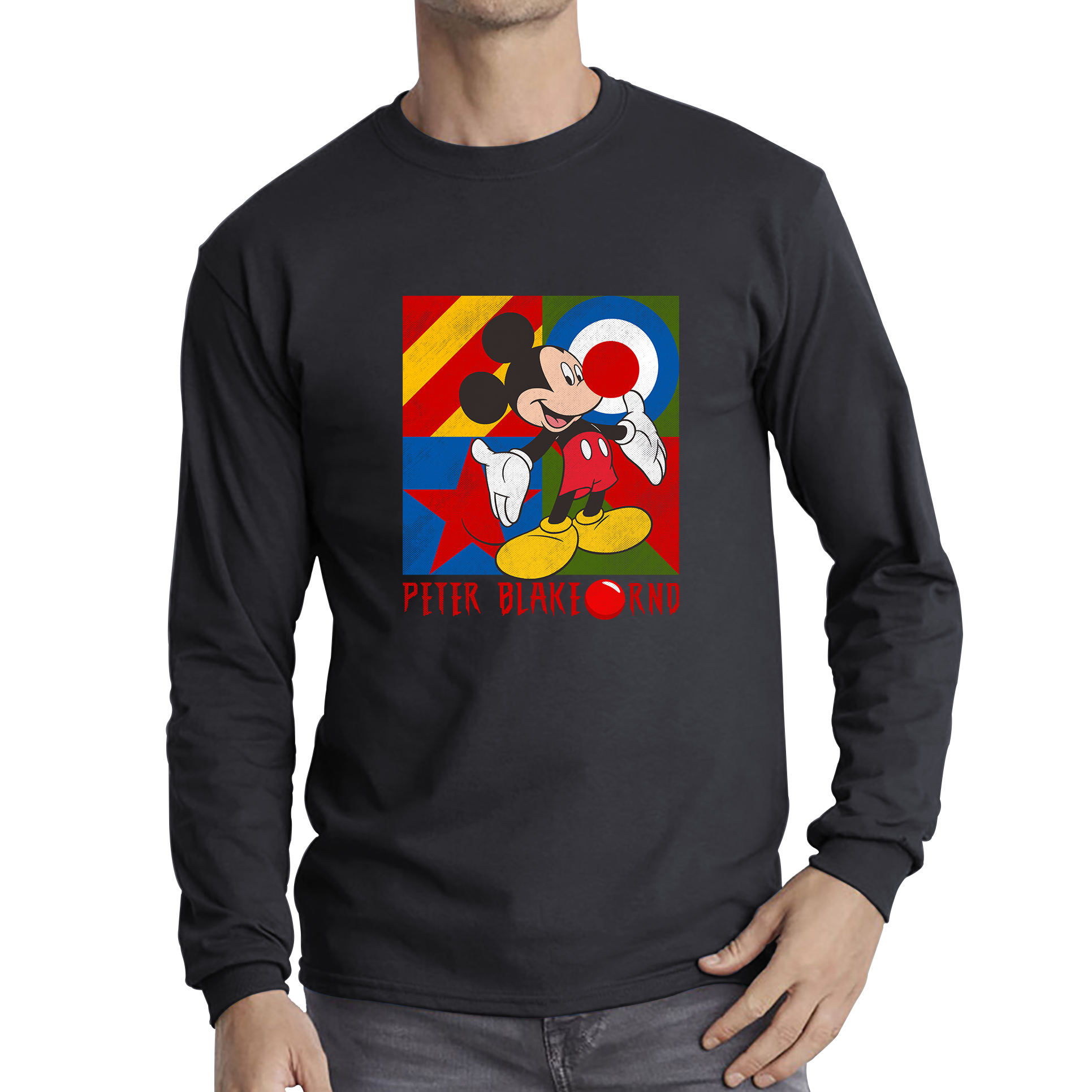 Peter Blake Mickey Mouse Red Nose Day T Shirt