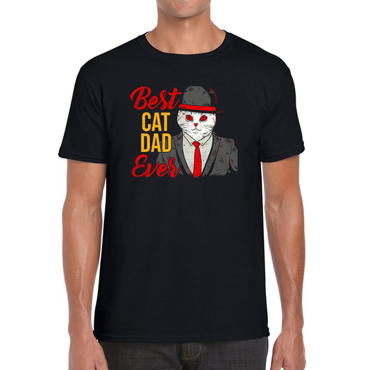 Best Cat Dad Ever Funny T Shirt