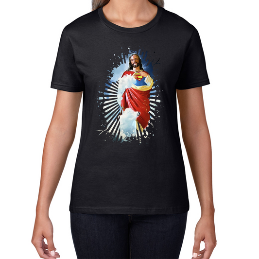 Jesus Christ Superman Spoof T Shirt