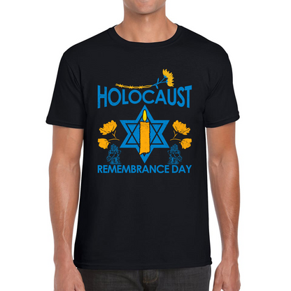 Holocaust Remembrance Day Victims Of The Holocaust Festival of Lights Mens Tee Top