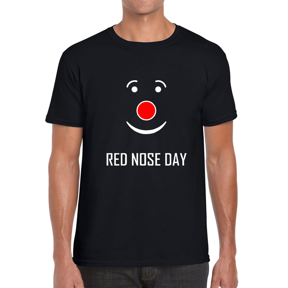 Red Nose Day Clown Face T Shirt