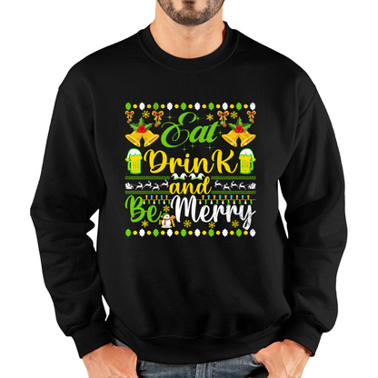 merry christmas beer sweatshirt