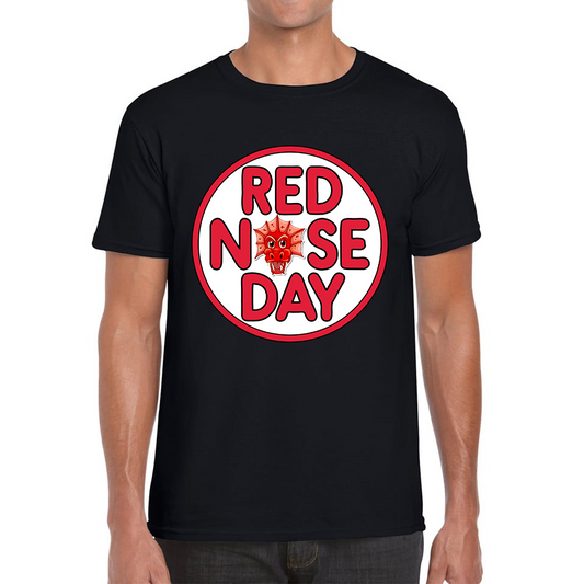 Dragon Face Red Nose Day T Shirt