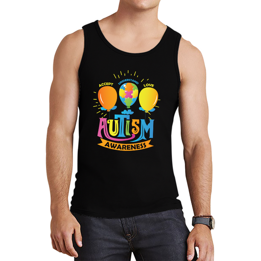 Autism Awareness Accept Understand Love Tank Top