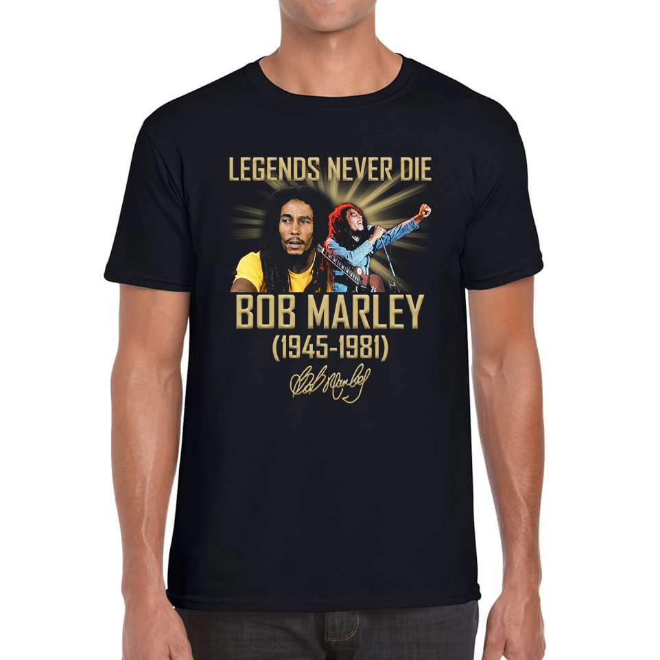 Bob Marley Legends Never Die T-Shirt