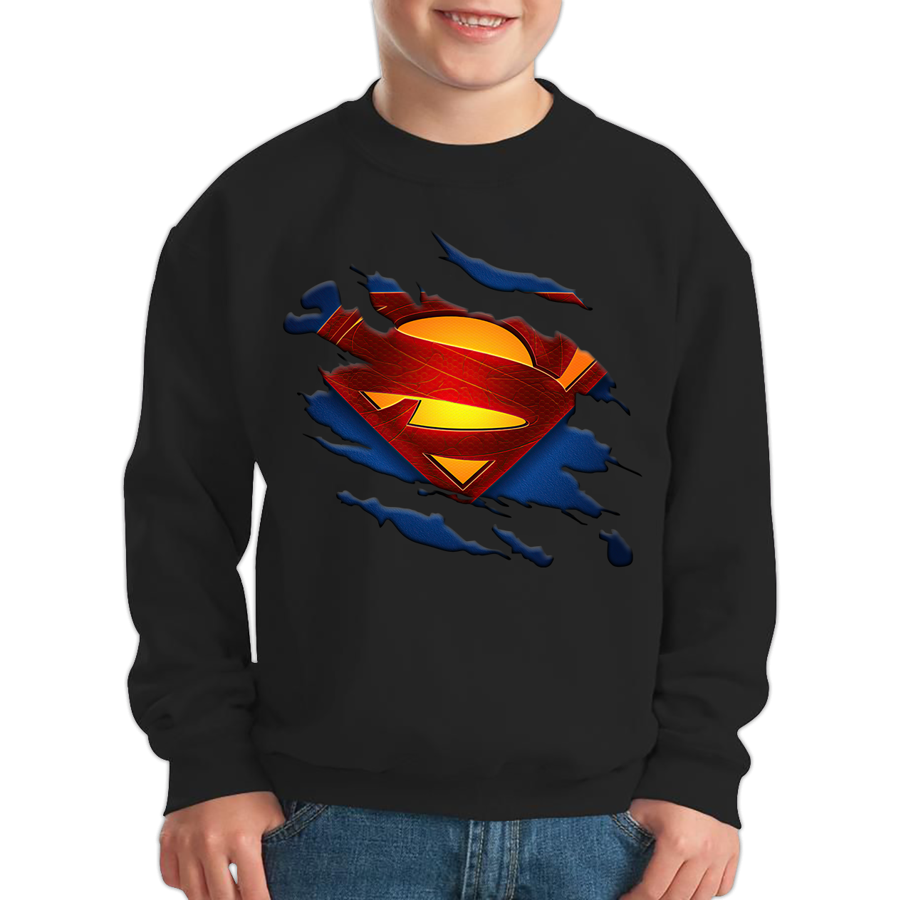 Superman Logo Sweatshirt