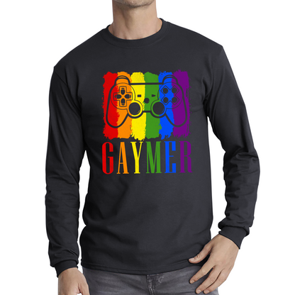 Gaymer LGBT Pride Gay LGBTQ Gamer Rainbow Controller T Shirt