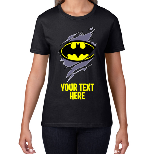 Personalised Batman Logo T Shirt