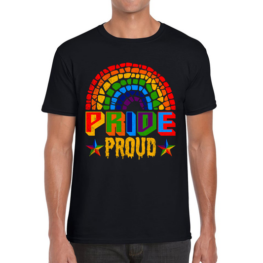 Proud Pride LGBT Pride Gay LGBT Pride Lesbian Rainbow T Shirt