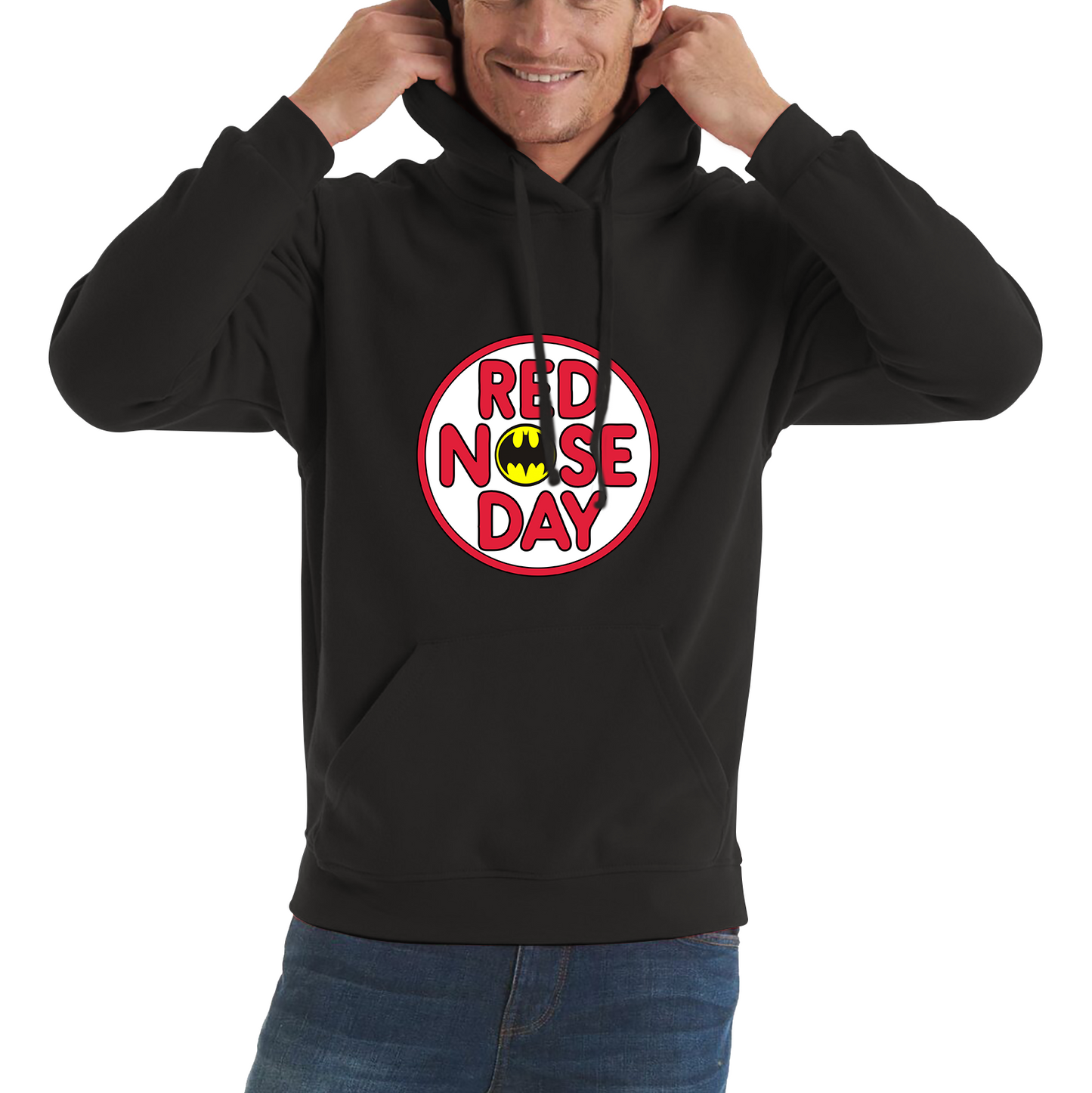 Batman Comic Relief Red Nose Day Hoodie