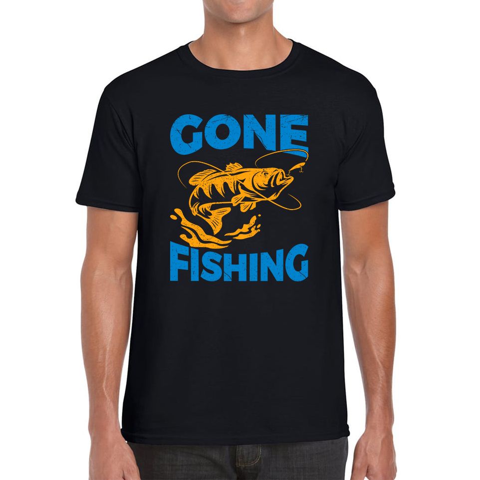 Gone Fishing Funny T Shirt