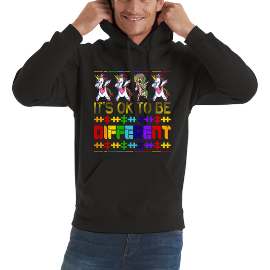 It's Ok To Be Different Autism Awareness Hoodie