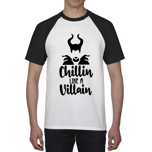 Disney Villains Chillin Like A Villain Baseball T Shirt