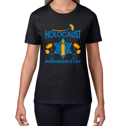 Holocaust Remembrance Day Victims Of The Holocaust Festival of Lights Womens Tee Top