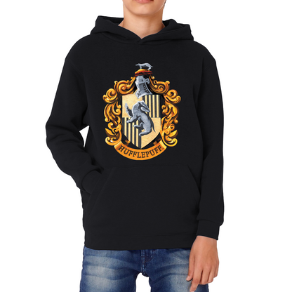 Harry Potter House Of Hufflepuff Hogwarts Crest Hoodie