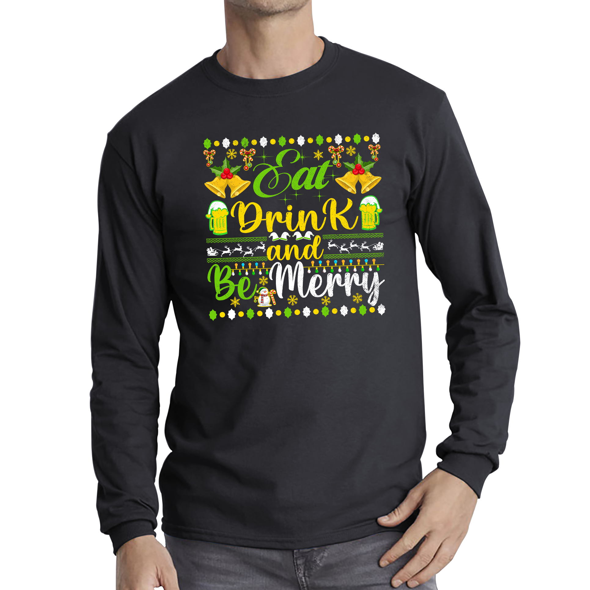 merry christmas beer long sleeve t shirt