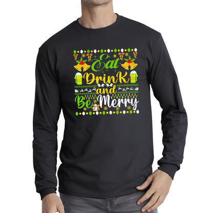 merry christmas beer long sleeve t shirt