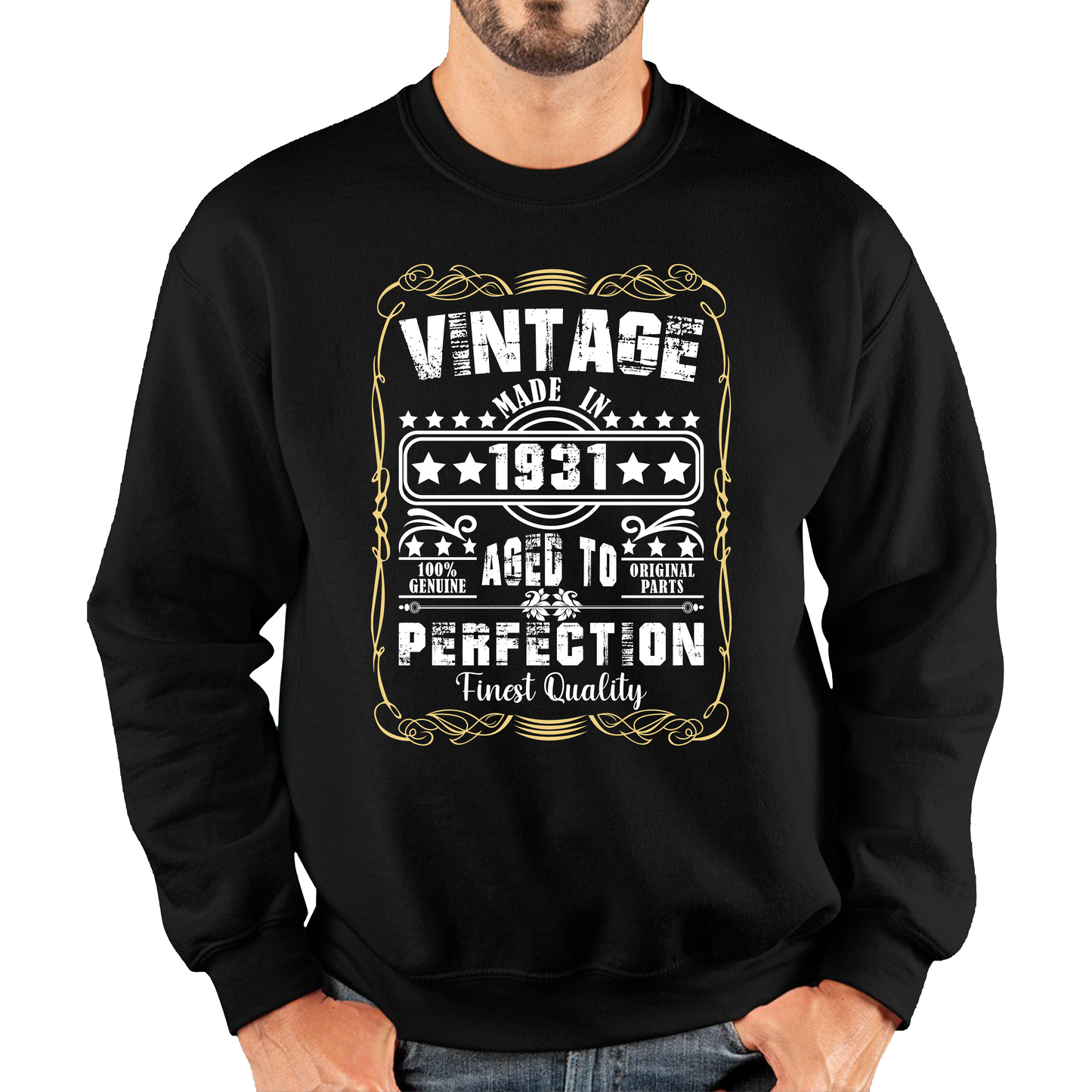 Vintage Made In 1931 Aged to Perfection Sweatshirt