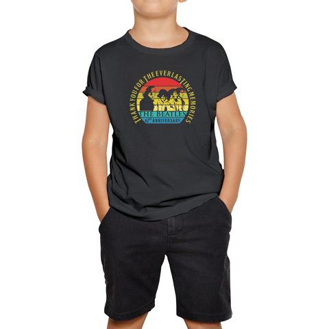 The Beatles 62nd Anniversary Tee Top Thank You For The Ever Lasting Memories Kids T Shirt