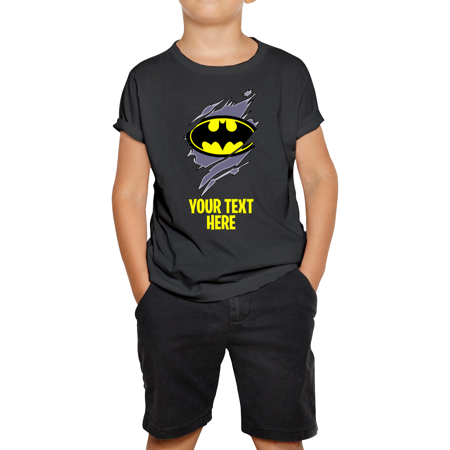 Personalised Batman Logo T Shirt