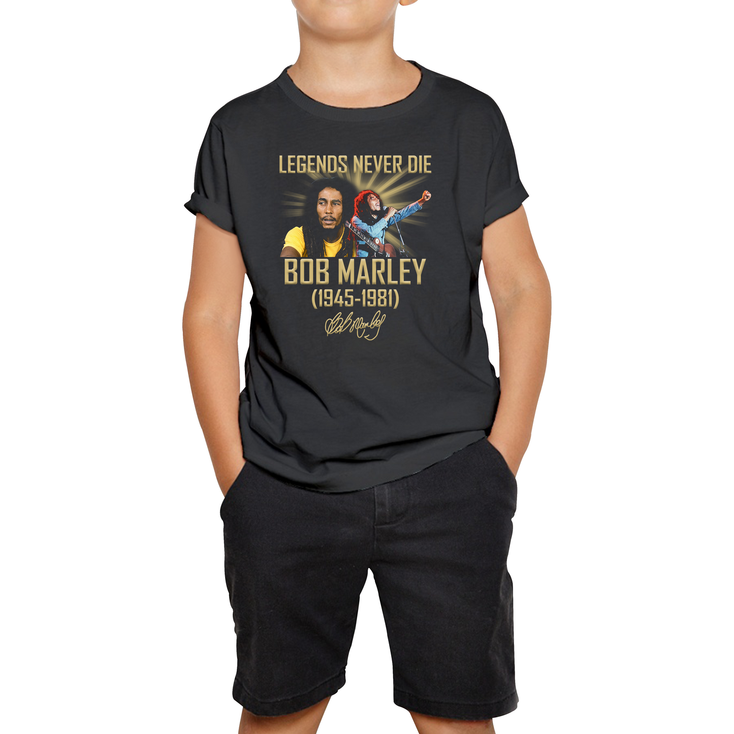 Bob Marley Legends Never Die T Shirt