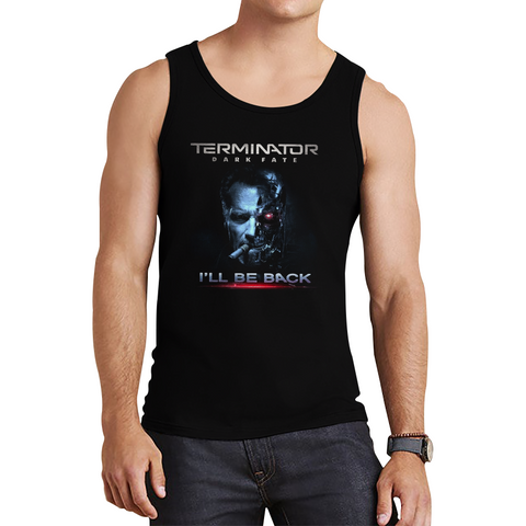 Terminator Dark Fate I'll Be Back Vest Arnold Schwarzenegger Action Sci-fi Film Tank Top