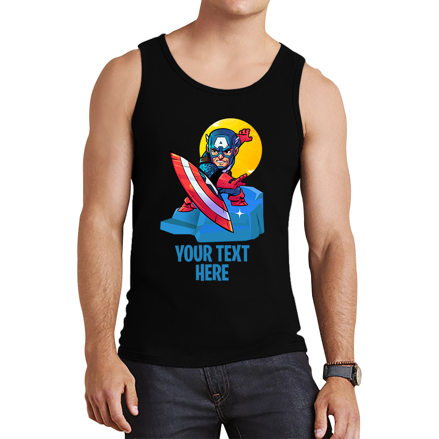 Personalised Captain America Tank Top