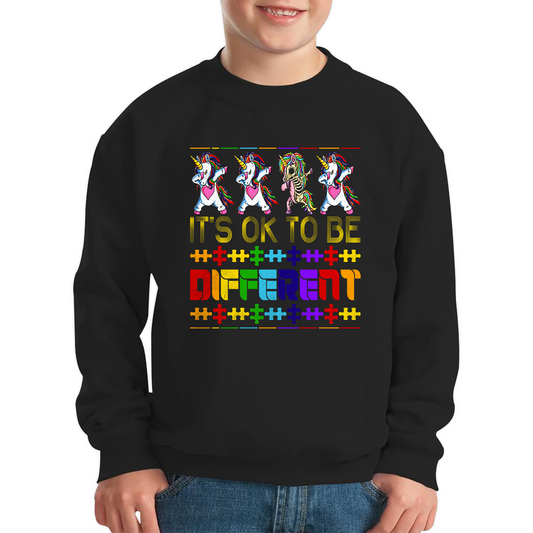 It's Ok To Be Different Autism Awareness Sweatshirt