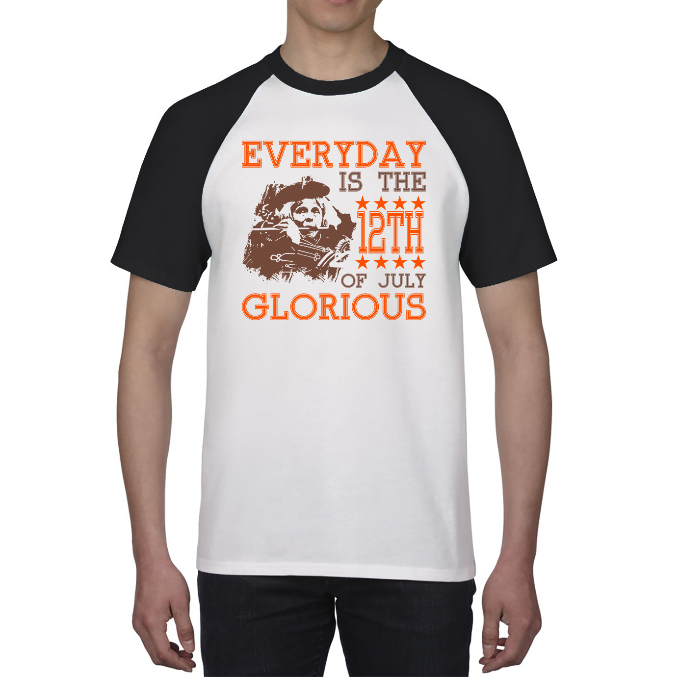 Everyday Is A 12th July Glorious Shirt Battle Of Boyne Victory King William III British Royal Family Baseball T Shirt