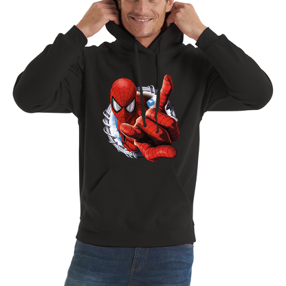 Spiderman Logo No Way Home Avengers Marvel Character Superhero Unisex Hoodie