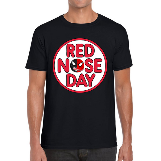 Marvel Venom Spider-man Red Nose Day T Shirt