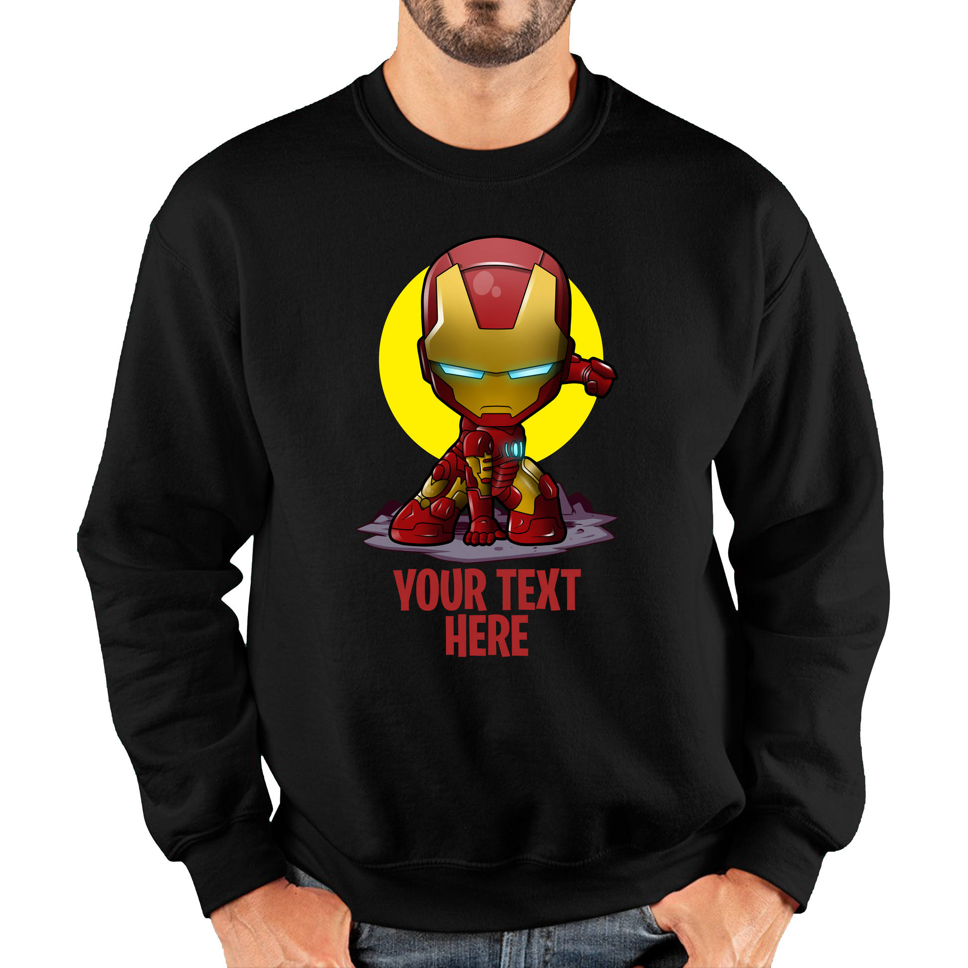 Personalised Iron Man Sweatshirt