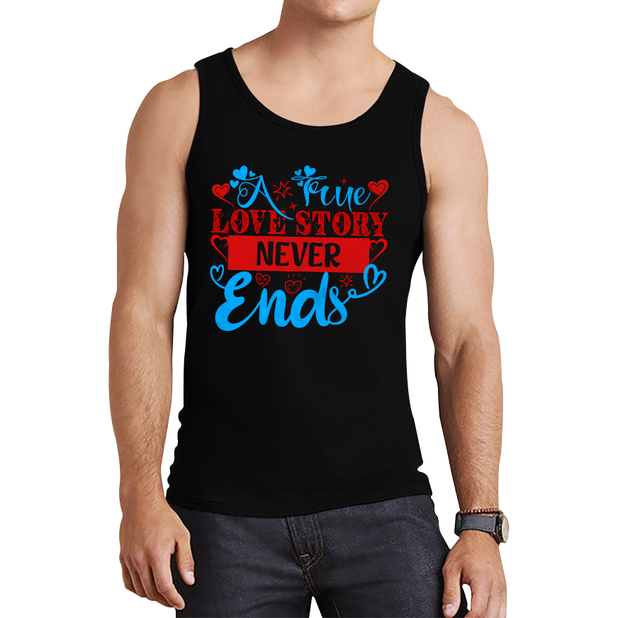 Love Story Never Ends T Shirt