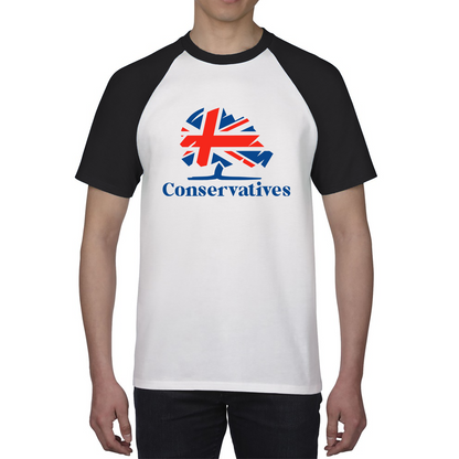 Conservatives Party Logo Political Party Uk Election United Kingdom Baseball T Shirt