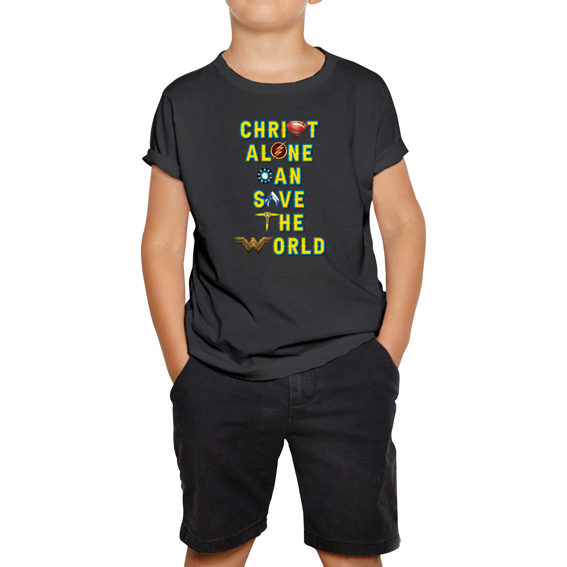 Christ Alone Can Save The World T Shirt