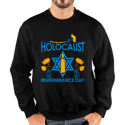 Holocaust Remembrance Day Victims Of The Holocaust Festival of Lights Unisex Sweatshirt