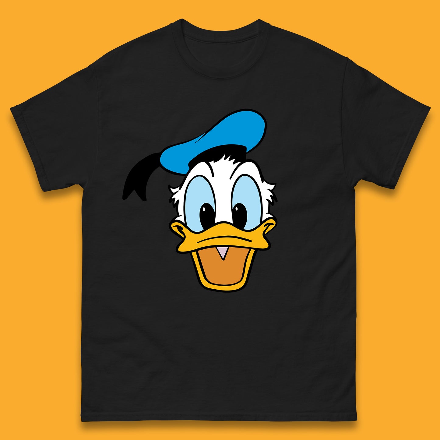 Donald Duck And Daisy Duck Face Cartoon Characters Disneyland Vacation Trip Disney World Mens Tee Top