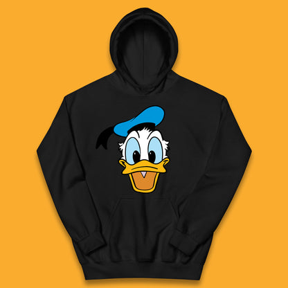 Donald Duck And Daisy Duck Face Cartoon Characters Disneyland Vacation Trip Disney World Kids Hoodie