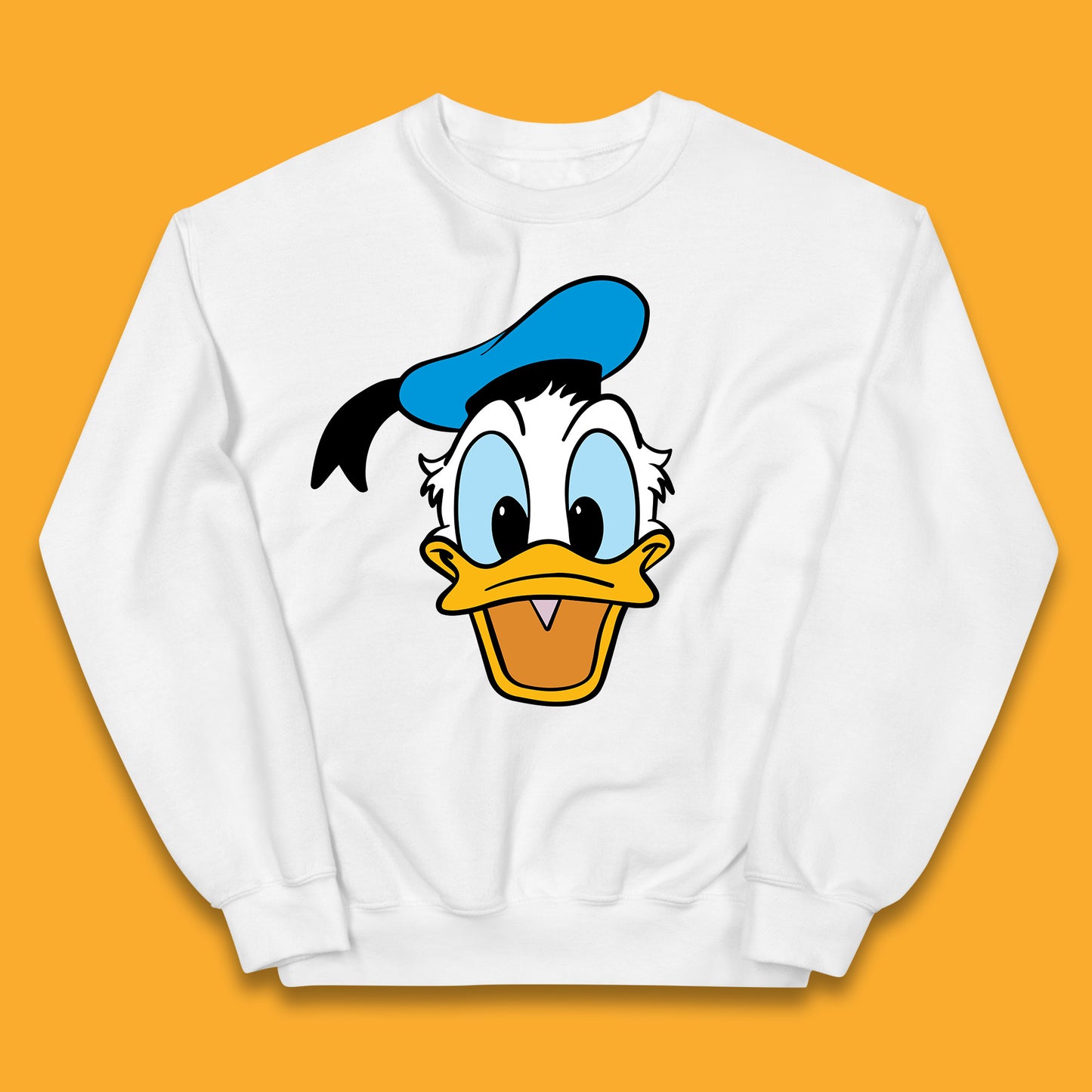 Donald Duck And Daisy Duck Face Cartoon Characters Disneyland Vacation Trip Disney World Kids Jumper