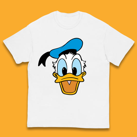 Donald Duck And Daisy Duck Face Cartoon Characters Disneyland Vacation Trip Disney World Kids T Shirt