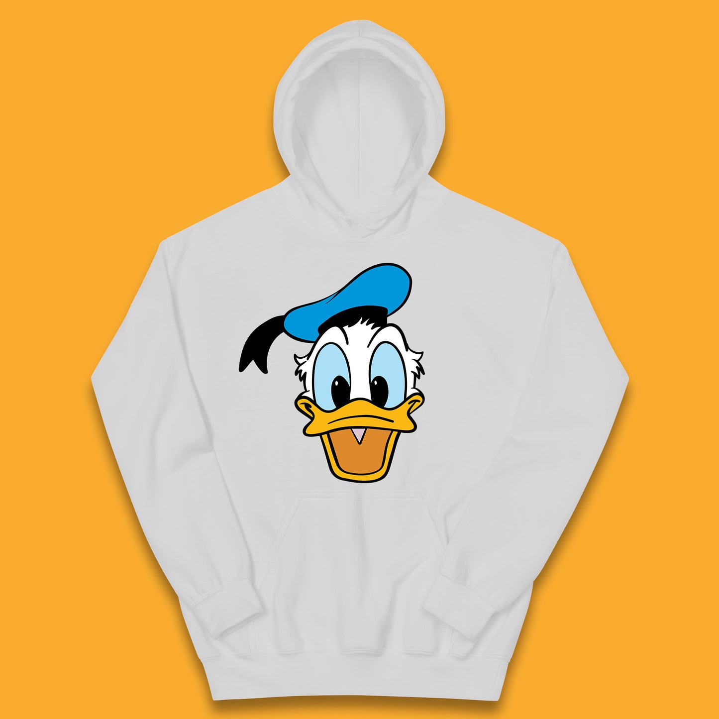 Donald Duck And Daisy Duck Face Cartoon Characters Disneyland Vacation Trip Disney World Kids Hoodie