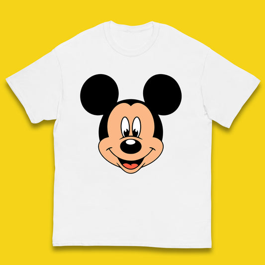 Disney Mickey Mouse Minnie Mouse Face Cartoon Character Disneyland Vacation Trip Disney World Kids T Shirt