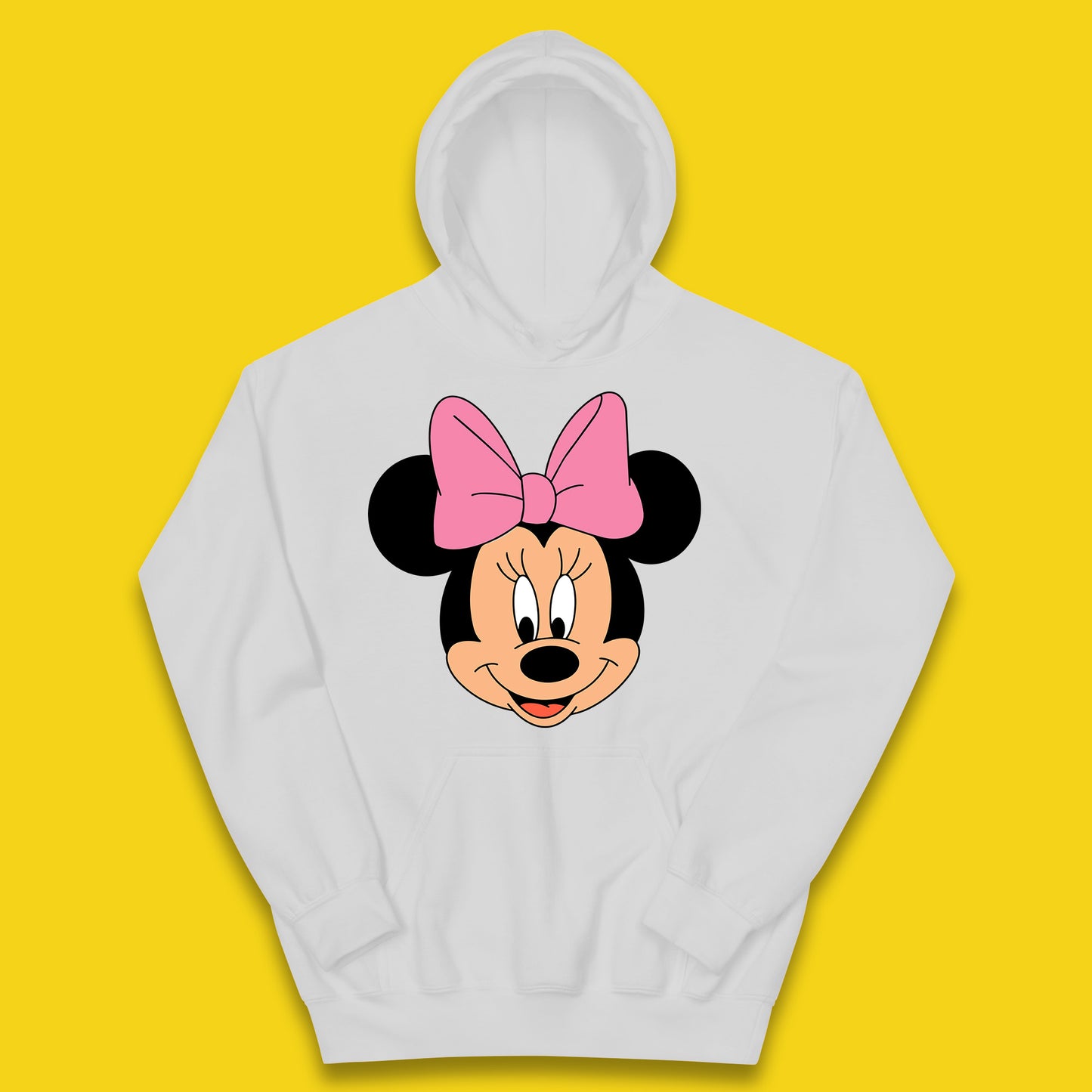 Disney Mickey Mouse Minnie Mouse Face Cartoon Character Disneyland Vacation Trip Disney World Kids Hoodie