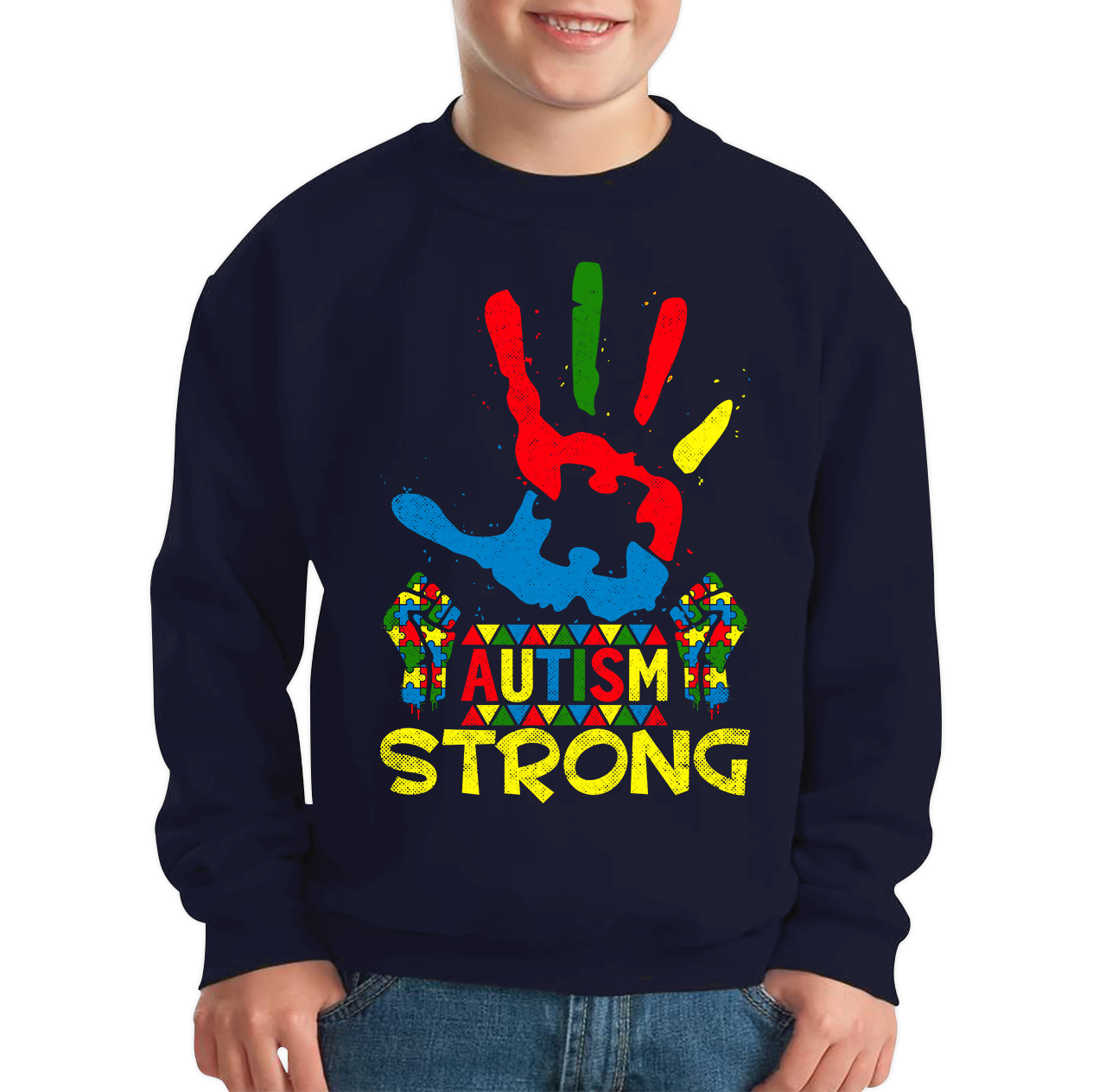 Autism Awareness Strong Motivational Jumper