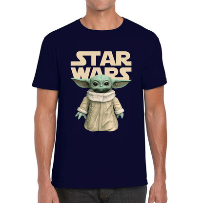 Star Wars Grogu The Child Green Humanoid Alien Yoda's Species Baby Yoda Disney Star Wars Day 46th Anniversary Mens Tee Top